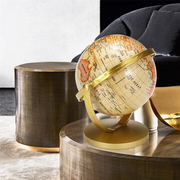 World Globe Map 360Rotating World Globe Earth Map Geography Education Toy Home Decoration Office O