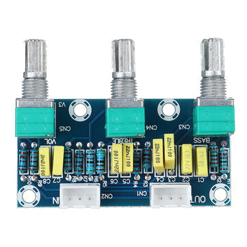 XH-M802 Passive Tone Board Amplifier Preamp Power Module Low High Sound Adjustment Electronic PCB Bo