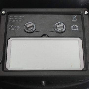 Silver Solar Auto Darkening Welding Helmet TIG MIG Welder Lens Mask