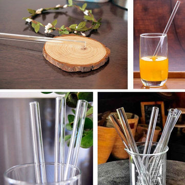 10Pcs 200x7x2mm Length 200mm OD 7mm 2mm Thick Wall Borosilicate Glass Blowing Tube Lab Factory Schoo