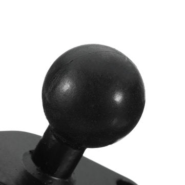 Black Motorcycle GPS Holder Mounting Aluminum 1inch Ball with Diamond Shape Plate
