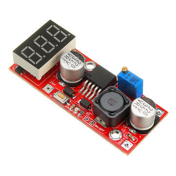 5pcs LM2596 DC-DC Adjustable Voltage Regulator Module with Voltage Meter Display