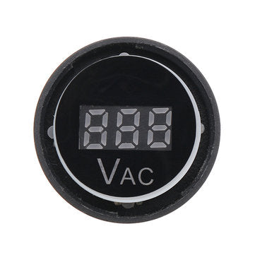 Machifit 22mm Digital AC Voltmeter AC 50-500V Voltage Meter Gauge Digital Display Indicator Green