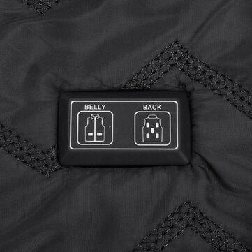 USB Heated Vest Winter Warm Electrical Sleevless Jacket Travel Heating Short Sleeve Cloth Coat