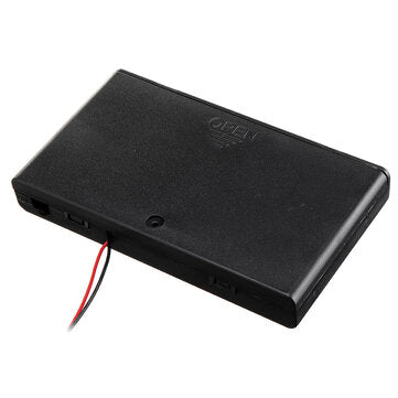 8 X AA 12V Battery Box with Cover and Switch