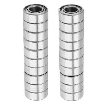 20Pcs 5x10x4mm Metal Sealed Shielded Deep Groove Ball Bearing MR105ZZ