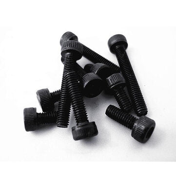 Suleve MXCH2 240Pcs M2/M2.5/M3 Hex Socket Head Cap Screws Carbon Steel Assortment Kit