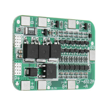 3pcs DC 24V 15A 6S PCB BMS Protection Board For Solar 18650 Li-ion Lithium Battery Module With Cell