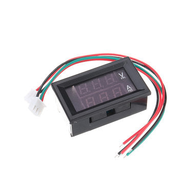 DC 0-200V 200A Digital Dual LED Voltmeter Ammete Voltage Current Panel Meter With 200A/75mV Shunt