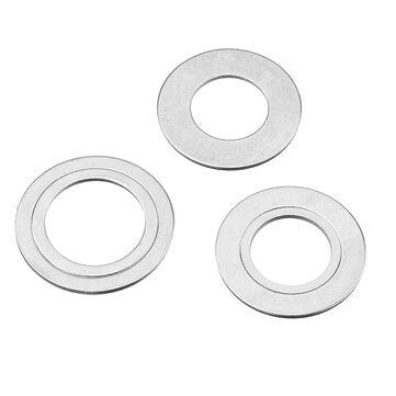 Drillpro 16mm-30mm Circular Saw Blade Reduction Ring TCT Carbide Cutting Disc Conversion Ring Woodwo
