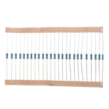750Pcs 1% 1/4W Metal Film Resistor 30 Value Assorted Kit