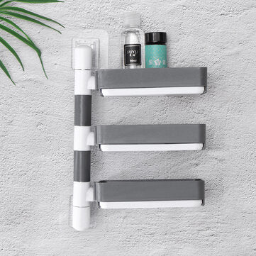 Soap Dish Storage Rack Toilet Shower Tray Drain Shelf Holder Bathroom Organizers (TYPE: K10)