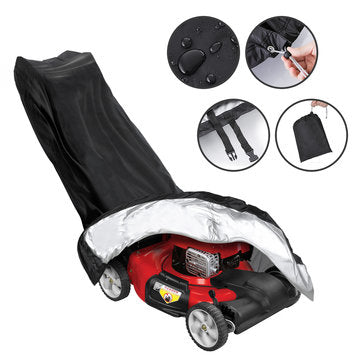 Waterproof Lawn Mower Cover Gardening Rain Bag 75.2"x 26.4`` Oxford Heavy Duty Push Cover