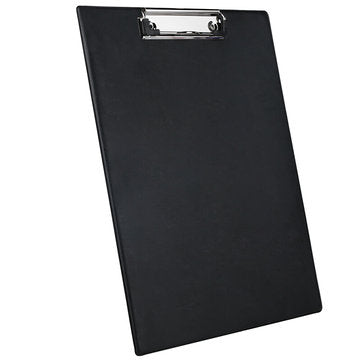 Deli 9224 A4 PVC Clip Board Portable Black Writing Board Clipboard Office School Meeting Accessories