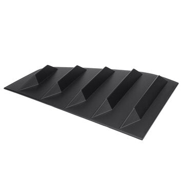 Black Side Quarter Window Louver Cover For VW GOLF MK6 GTI R 2010-2014 Matte