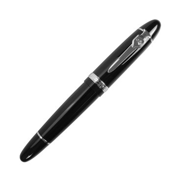 Jinhao Metal Material Ink Pens Business Supplies Fountain Pen Office School Stat... (COLOR.: SILVER)