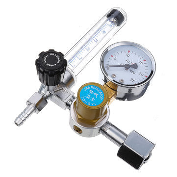 Metal Welding Gas Meter Argon CO2 Auto Pressure Regulator Weld Gauge For Power Tool