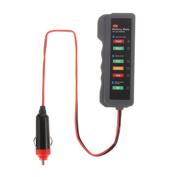 YAWAO BM320 12V Car Battery Tester Digital Alternator Detector Mate Car Lighter Plug Diagnostic Tool