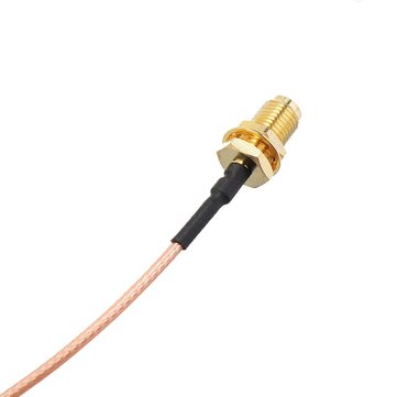 3Pcs10CM Extension Cord U.FL IPX to RP-SMA Female Connector Antenna RF Pigtail Cable Wire Jumper for