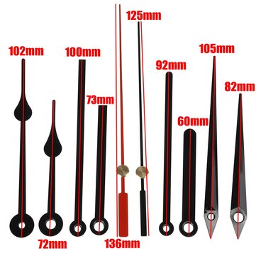 Quartz Clock Movement Mechanism 4 Type DIY Kit Hour Minute Second Hand
