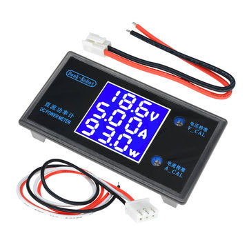 DC 50V 5A LCD Display Digital Voltmeter Ammeter DC 12V Wattmeter Voltage Current Power Meter Detecto