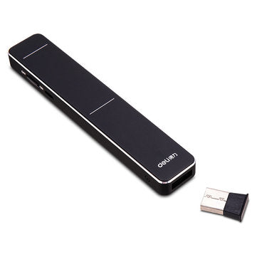 Deli 50601 Rechargeable Wireless Presenter Laser Flip Pen Air Mouse PPT Laser Page Pen Clicker Prese