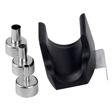 Hot Air Handle Bracket with 3Pcs Nozzle Soldering Station Welding Rework Station Upgraded from 8586