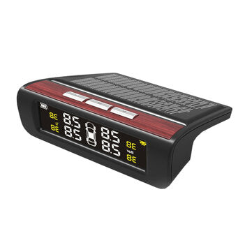 Car TPMS Solar Tire Pressure Monitoring System External English Version with Four Sensors