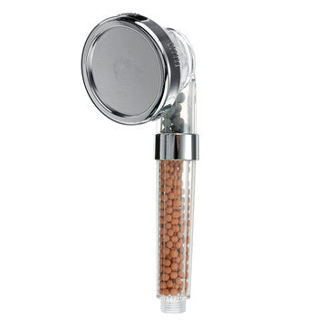 Bathroom High Pressure Shower Head HandHeld Adjustable 3 Mode Filter Stone