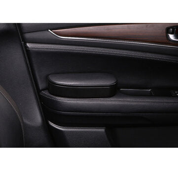 Universa`l Car Storage box Left Armrest Elbow Support Adjustable Anti-fatigue Anti Slip Mat