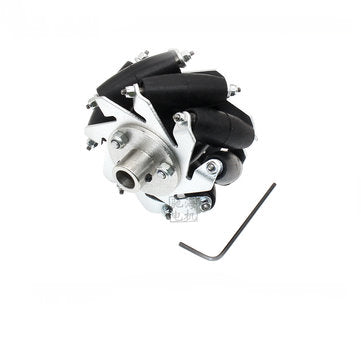 Chihai 4pcs 60mm Aluminium Mecanum Wheels Universal Wheels with 8mm Motor Shaft Coupling for Robot C