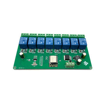 5V/7-28V Power Supply 8 Channel ESP8266 WIFI 8-way Relay Module ESP-12F Development Board Secondary