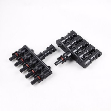 MC4T-A3  MC4 M/FM Solar Panel 5 to 1 T Branch 30A Solar Panel Connector Cable Coupler Combiner