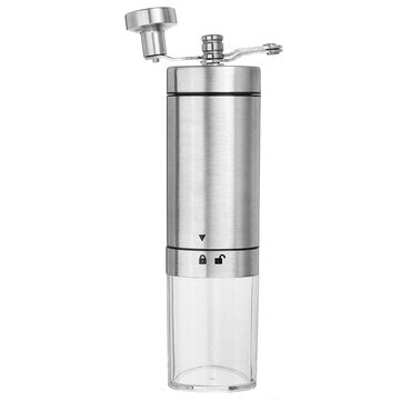 Portable Stainless Steel Coffee Grinder Manual Bean Grinding Hand Too... (TYPE: TRIANGLETRANSPARENT)