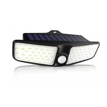 80 LED Solar Wall Lights Outdoor Security Lighting Nightlight Motion Sensor Lamp Waterproof IP65 Gar