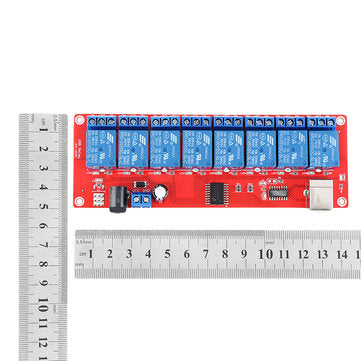 8 Channel 5V HID Driverless USB Relay USB Control Switch Computer Control Switch PC Intelligent Cont