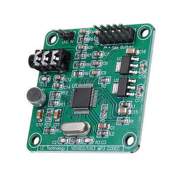 VS1053 Audio MP3 Player Module Audio Decoder Board Development Board Onboard Recording Function with