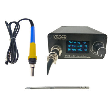 V2.1S T12 Digital Temperature Controller Soldering Station Electric Soldering Iron Tips T12-K + 907