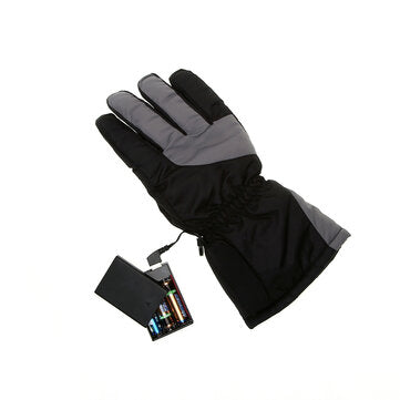 Rechargeable Women Men Electric Heated Gloves Motorcycle Warm Winter Motorbike