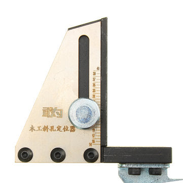 Wood Oblique Hole Locator Kit Pocket Hole Jig with Clamp Joinery Drill Guide Master Kit Woodworking