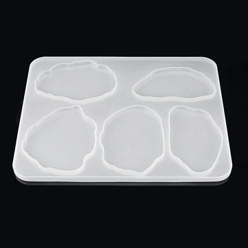 Agate Resin Casting Mold Silicone Making Epoxy Mould Craft DIY Clay Tool
