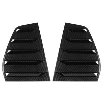 Carbon Look Window Louver Rear Side Vent Cover For VW GOLF 6 MK6 GTI R 2010-2014