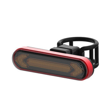 Wireless USB Rechargeable Remote Control Turn Signal Bicycle Tail Light 50 Lumen (COLOR: RED)