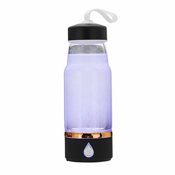 USB Rechargeable Portable Hidrogen Rich Water Bottle Lower Blood Sugar Ionizer Maker Cup
