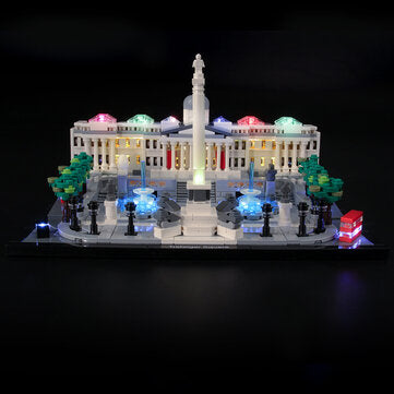 YEABRICKS DIY LED Light Lighting Kit ONLY For LEGO 21045 Trafalgar Square Block Bricks Toy