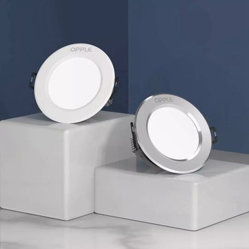 OPPLE 3W 220V LED Downlight 3 Color Temperatur... (COLOR.: WHITE | DIMENSION: CUTDOWNDIAMETER:8-9CM)