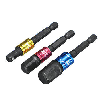 Drillpro 14Pcs Hexagon Handle Socket Wrench With Inner Hexagon Connector And 3Pcs 1/4" 3/8" 1/2" Ste