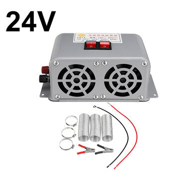 800W 12V/24V 3 Hole Dual Gear Heating Air Conditioning Heater Electric Heating Def... (VOLTAGE: 24V)