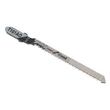 5pcs T101AO HCS T-Shank Jigsaw Blades Curve Cutting Tool For Wood Plastic