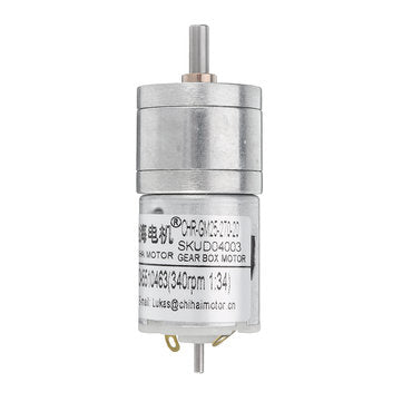 Chihai DC 7.4V 340rpm 550rpm Reduction Motor DC Geared Motor (SIZE: B.)